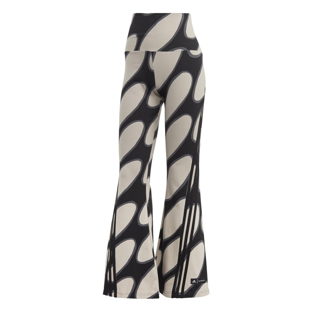 NEW ADIDAS X MARIMEKKO FUTURE ICONS FLARED STRIPED LEGGINGS TRACK PANTS SIZE XL